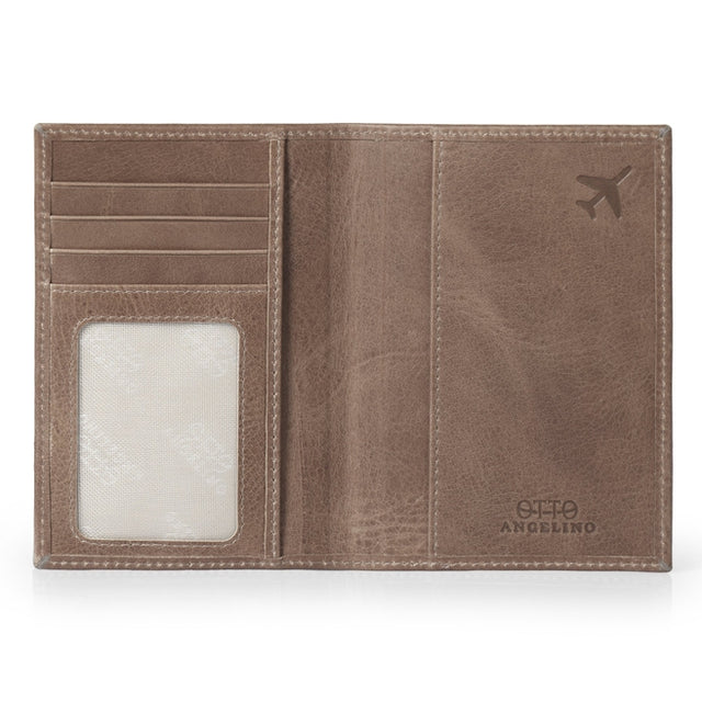 Leather Passport Case and Luggage Tag
