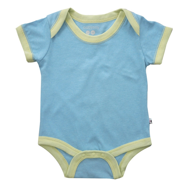 Basic Solid Short Sleeve Bodysuit