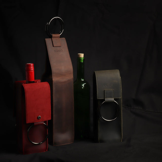 Leather Wine Bottle Holder