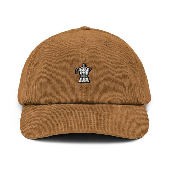 Italian Coffee - Corduroy Embroidered Cap
