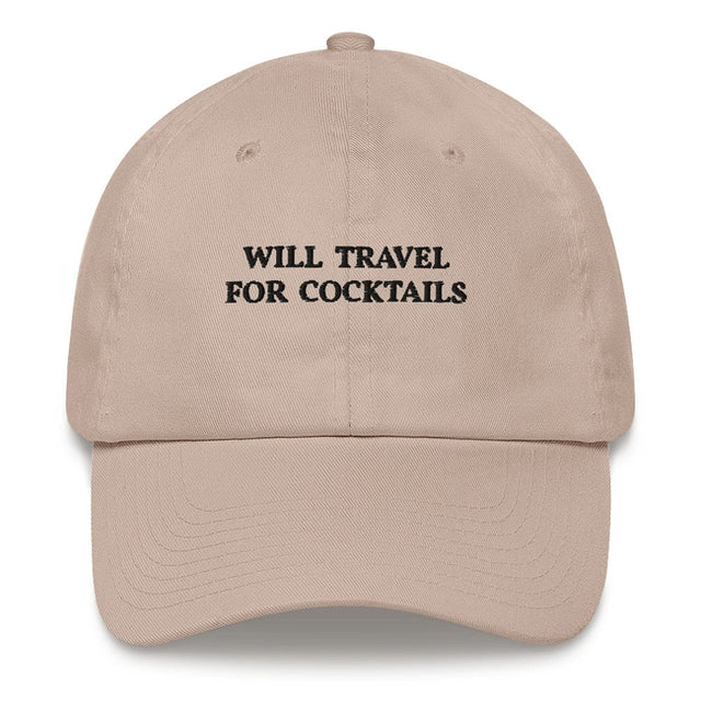 Will Travel for Cocktails - Cap