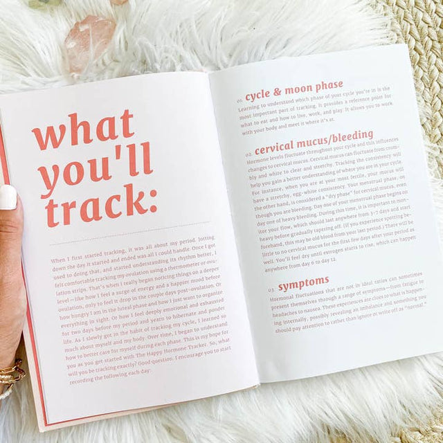 The Happy Hormone Tracker: A Wellness Journal for Women