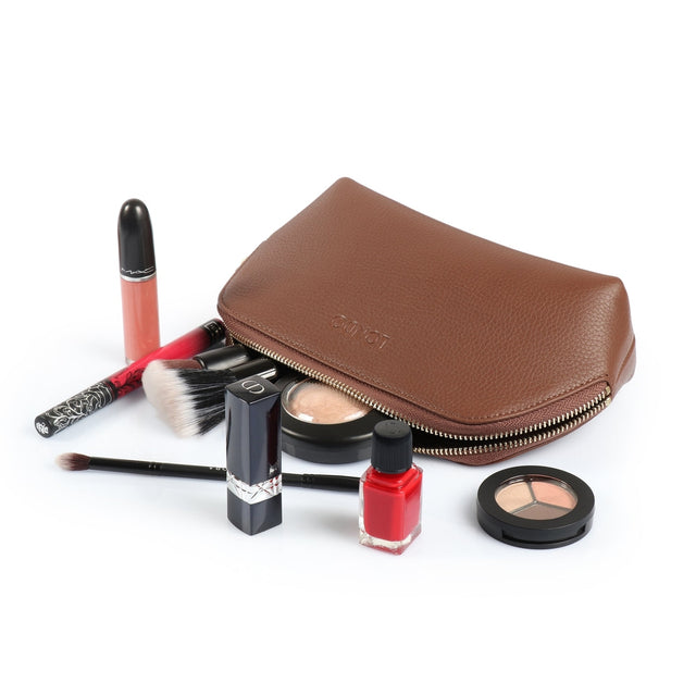 Leather Makeup Bag