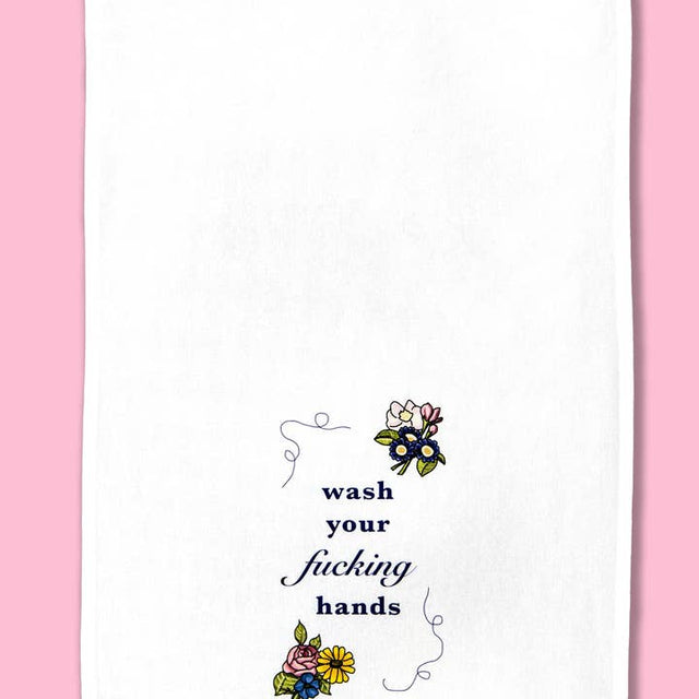 Wash Your Fucking Hands Dishtowel