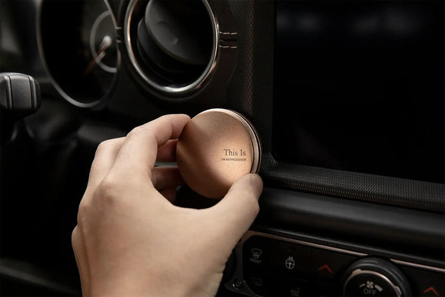 Car Vent Clip On Air Freshener Scent Gift Set - Gold
