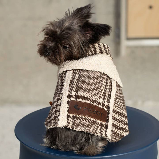 Grover Vest - Brown Plaid