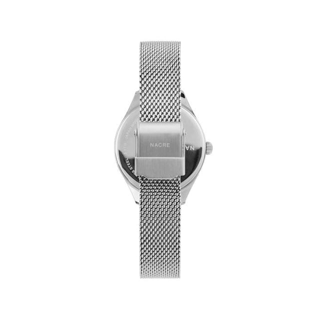 Mini Lune Watch - Stainless Steel - Stainless Steel Mesh
