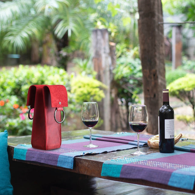 Leather Wine Bottle Holder