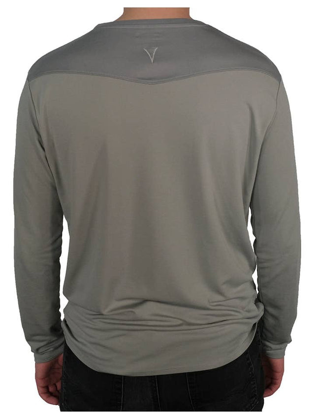 Long Sleeve Crew Collar (Olive Gray)