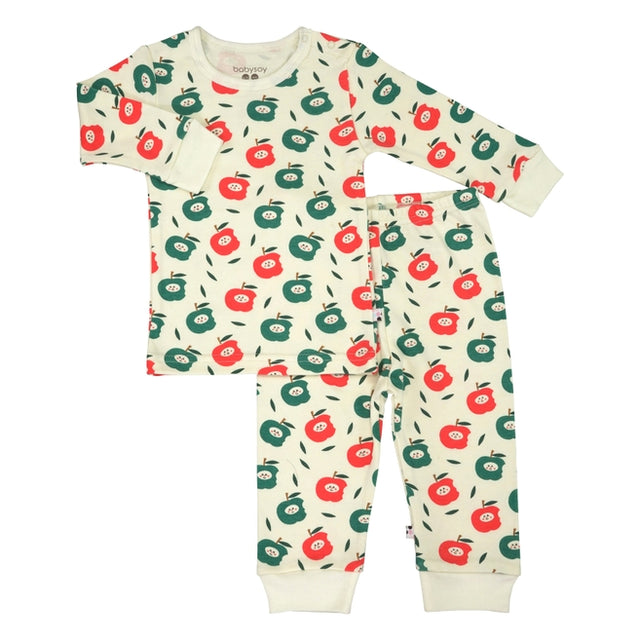 Pattern Prints Long Sleeve Lounge Set