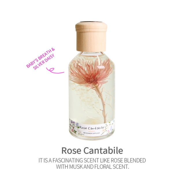 Rose Cantabile Mood Lamp Reed Diffuser