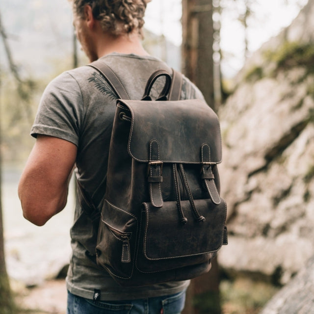 Handcrafted Leather Backpack