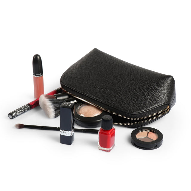 Leather Makeup Bag