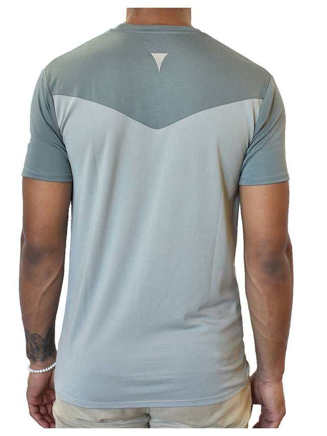 Short Sleeve Crew Collar (Dark Gray)