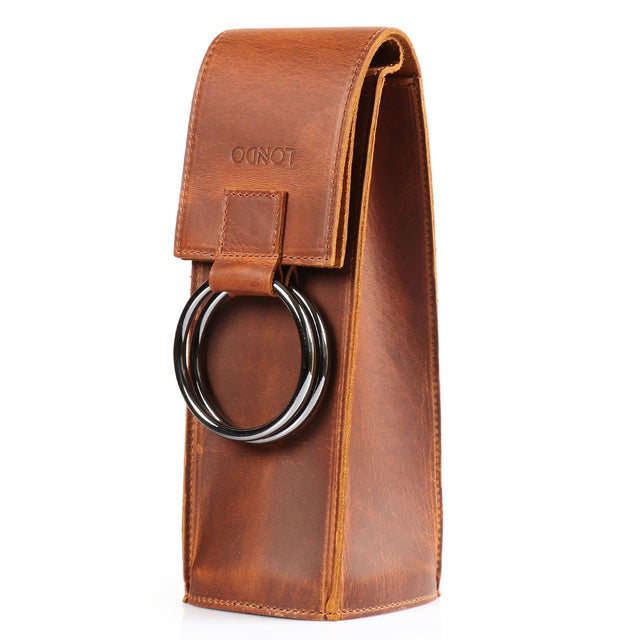 Leather Wine Bottle Holder