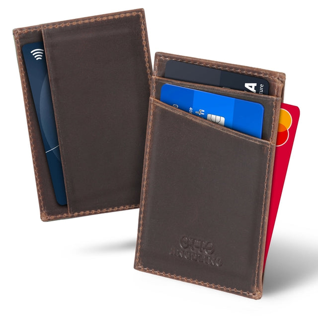 Leather Minimalist Card Wallet