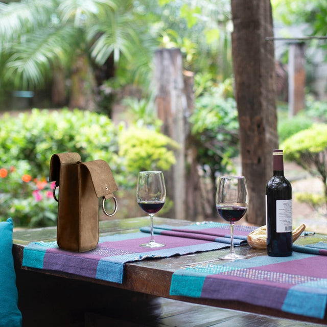 Leather Wine Bottle Holder