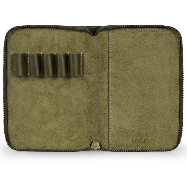 Leather Padfolio with Pencil Holder