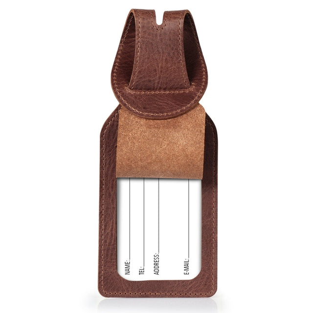 Leather Passport Case and Luggage Tag
