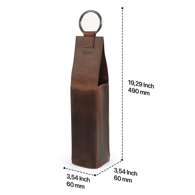 Leather Wine Bottle Holder