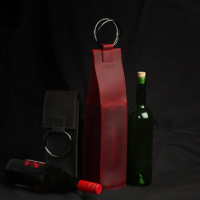 Leather Wine Bottle Holder