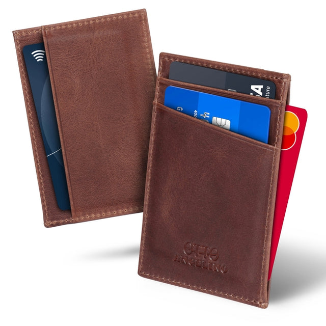 Leather Minimalist Card Wallet