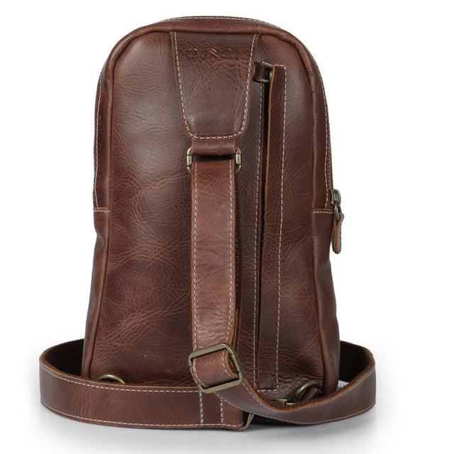 Leather Crossbody Bag with Adjustable Shoulder Strap