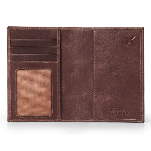 Leather Passport Case and Luggage Tag