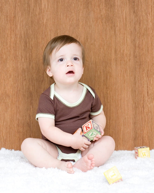 Basic Solid Short Sleeve Bodysuit