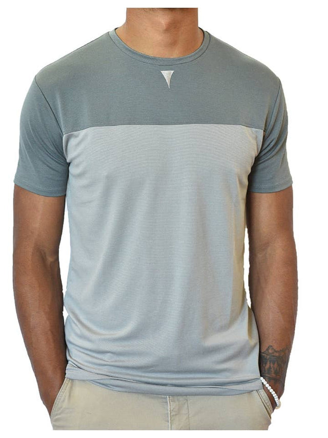 Short Sleeve Crew Collar (Dark Gray)