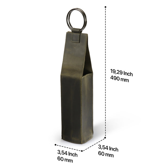 Leather Wine Bottle Holder