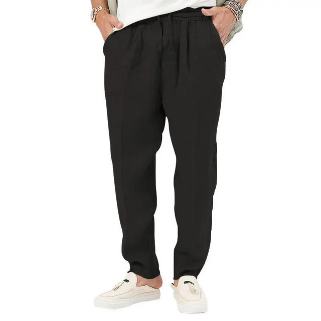 Casual Solid Color Straight Pants