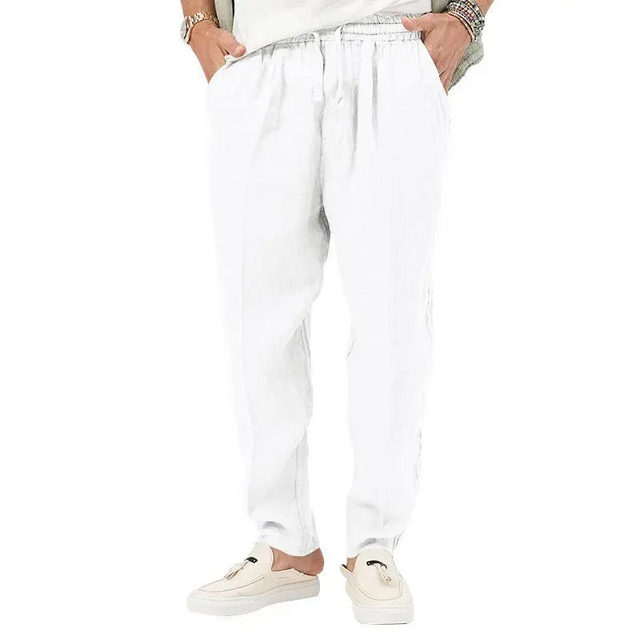 Casual Solid Color Straight Pants