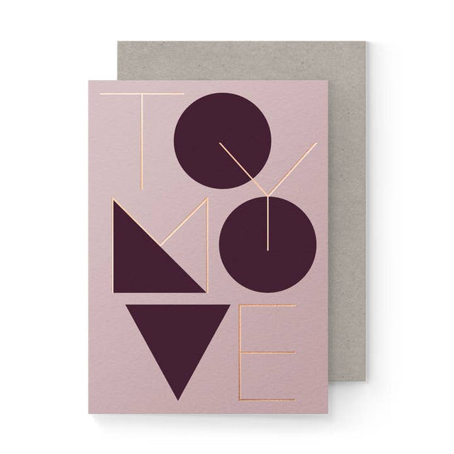 To My Love A6 Folded Card