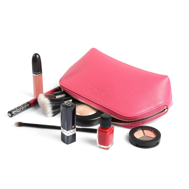 Leather Makeup Bag