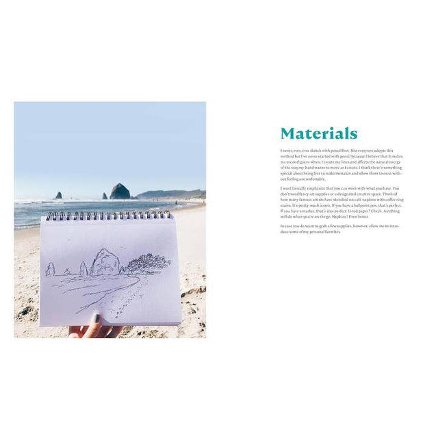 Mindful Sketching: A Guided Sketchbook for Beginners
