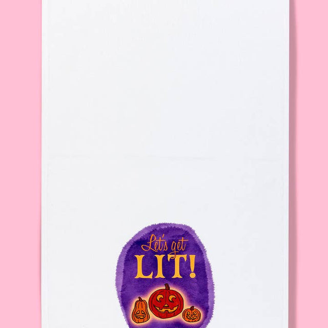 Let's Get Lit Dishtowel