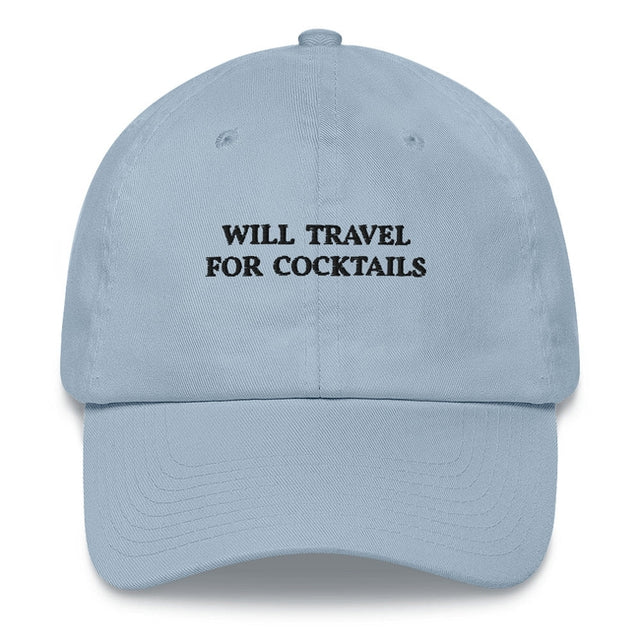 Will Travel for Cocktails - Cap