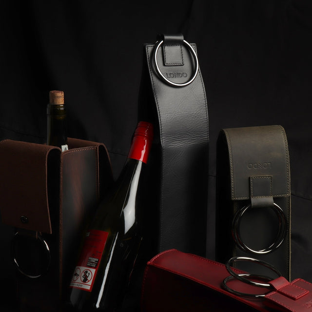 Leather Wine Bottle Holder
