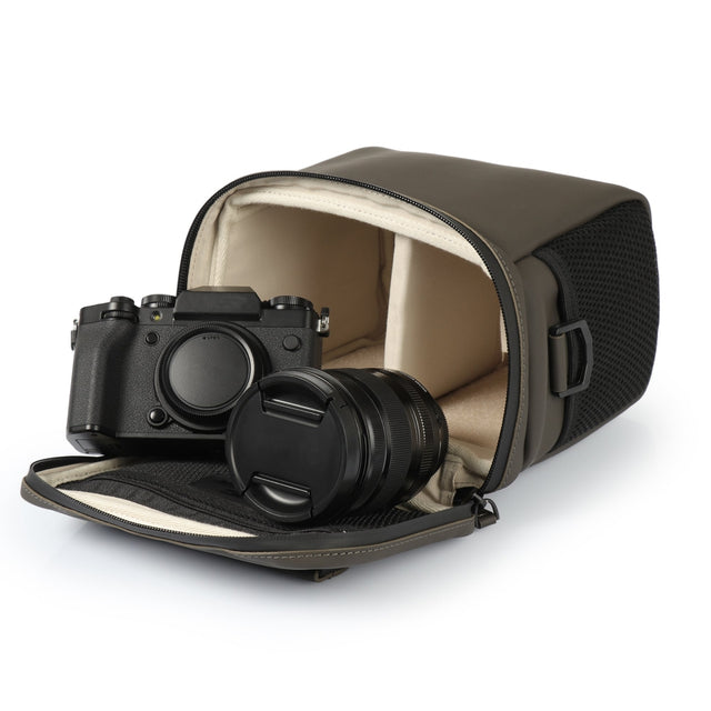 Leather Hand & Shoulder Camera Bag