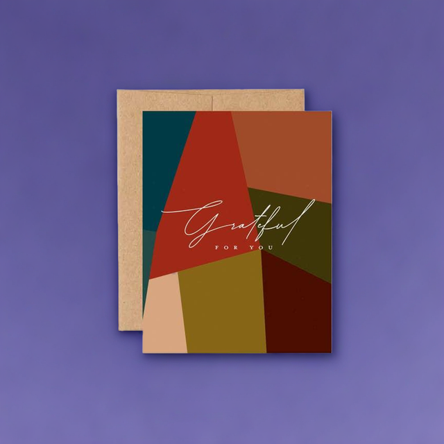 Grateful For You Greeting Card