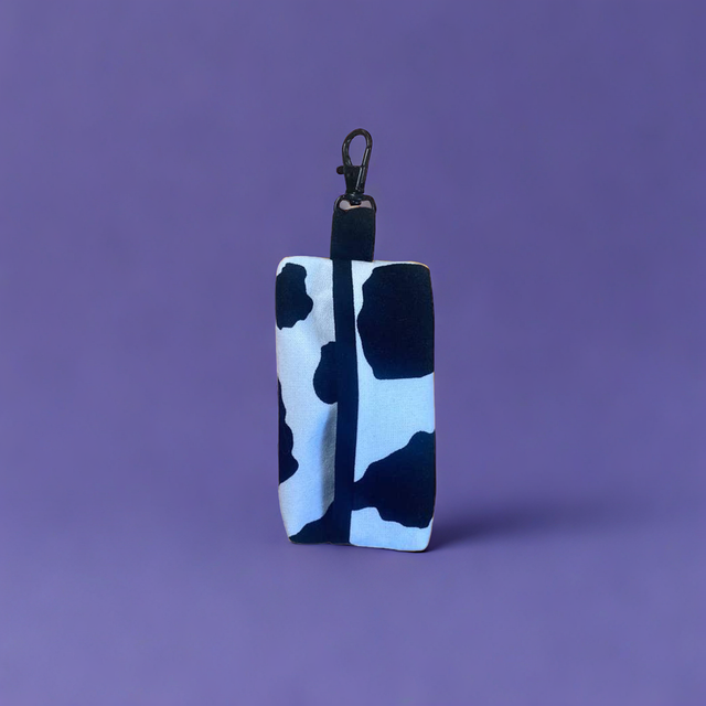 Cow Print Dog Poop Bag Holder