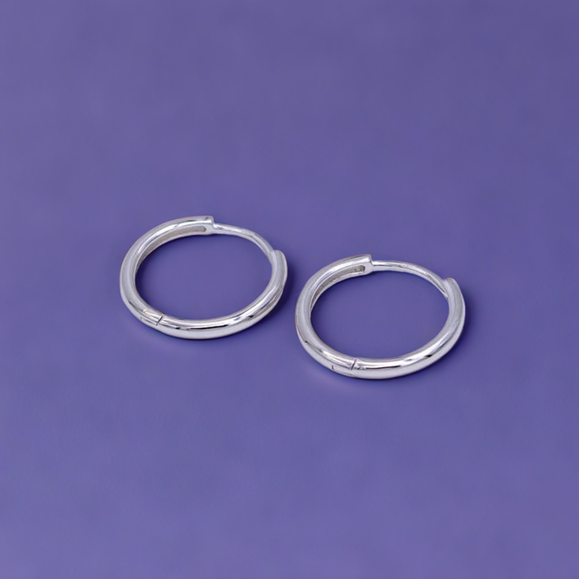 S925 Sterling Silver Huggie Earrings