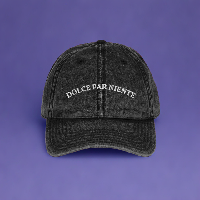 Dolce Far Niente - Vintage Cap