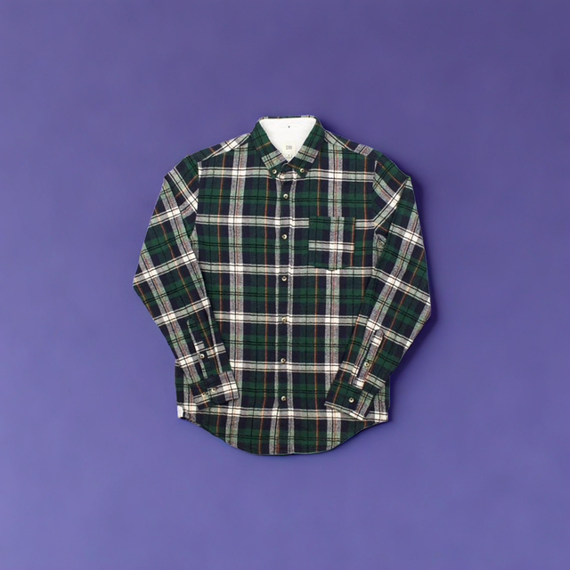 Green Plaid Flannel