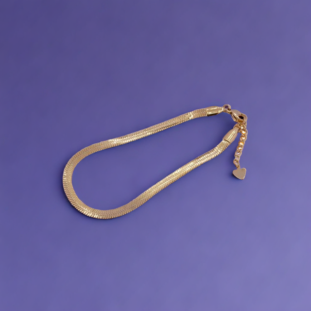 Herringbone Snake Chain Bracelet