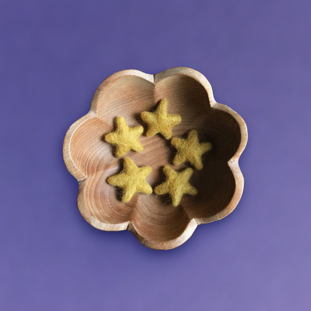 Felted Wool Star