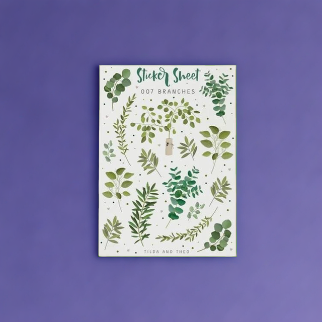 Sticker Sheet - Eucalyptus Branches