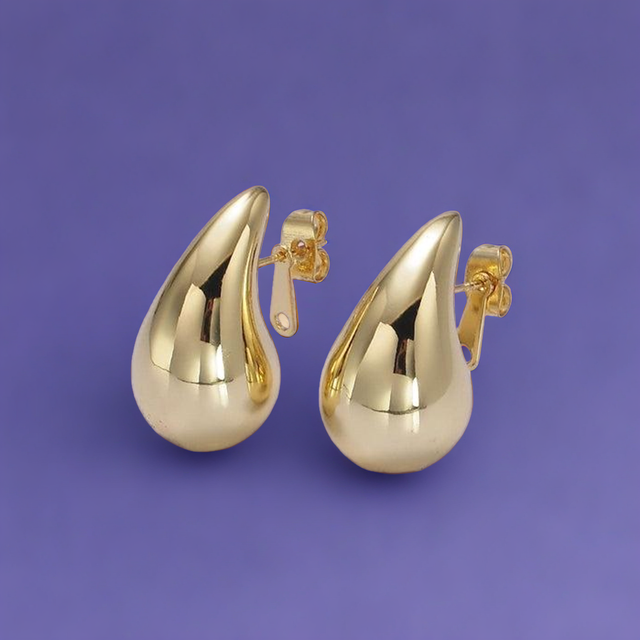 Teardrop Stud Earrings