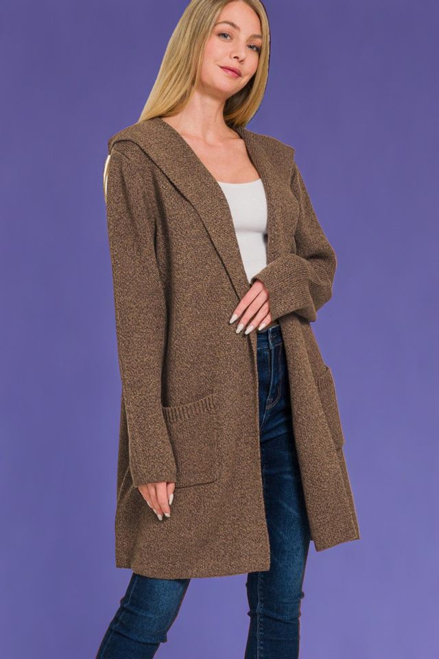 Open Front Sweater Cardigan